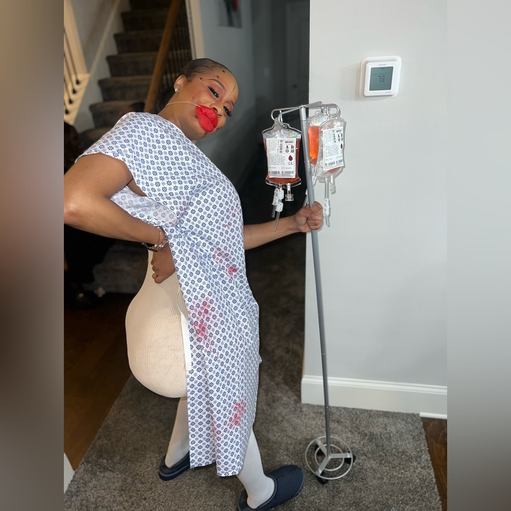 BBL and Dr.  Halloween Costumes Turquoise Medical Outfit